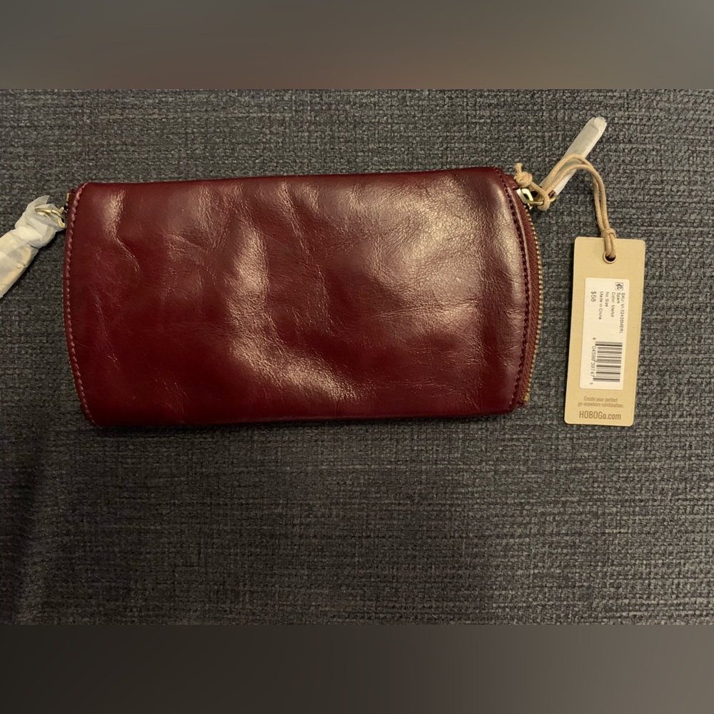 HOBO Spark Double Eyeglass Case in Merlot